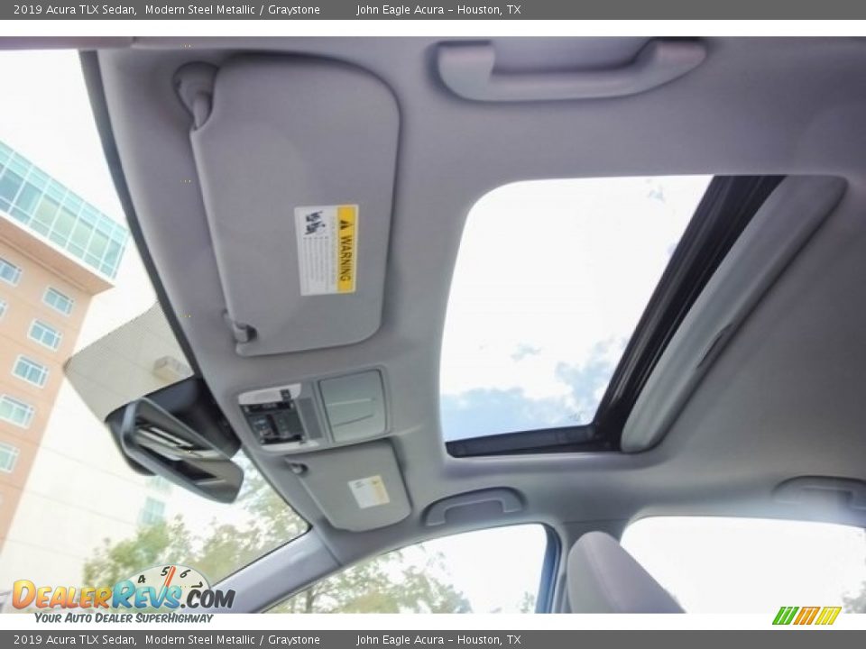 2019 Acura TLX Sedan Modern Steel Metallic / Graystone Photo #14