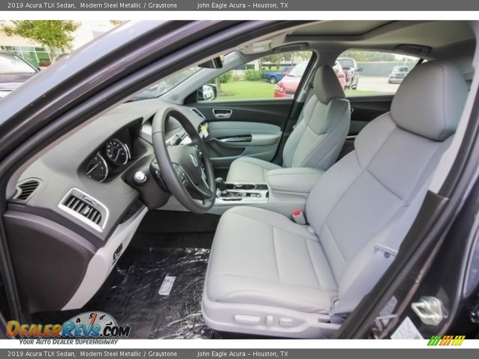 2019 Acura TLX Sedan Modern Steel Metallic / Graystone Photo #15