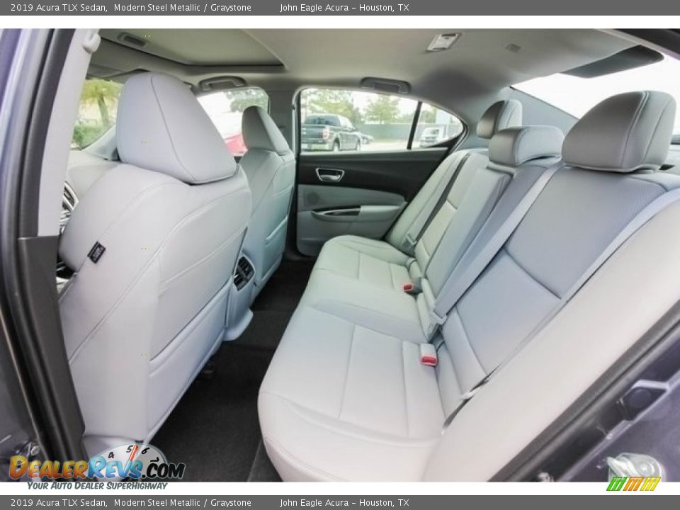 2019 Acura TLX Sedan Modern Steel Metallic / Graystone Photo #17