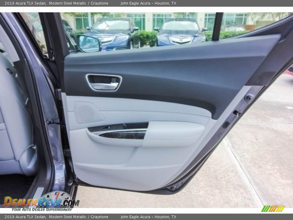 2019 Acura TLX Sedan Modern Steel Metallic / Graystone Photo #19