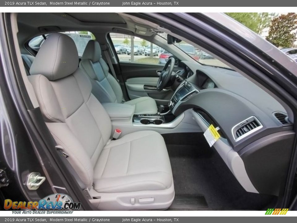 2019 Acura TLX Sedan Modern Steel Metallic / Graystone Photo #22