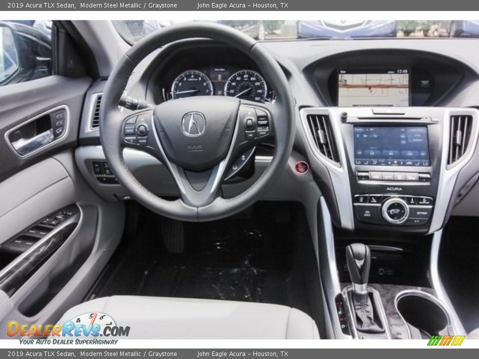 2019 Acura TLX Sedan Modern Steel Metallic / Graystone Photo #24