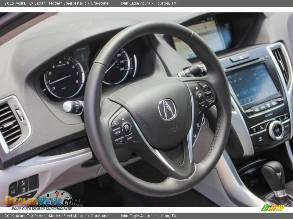 2019 Acura TLX Sedan Modern Steel Metallic / Graystone Photo #31