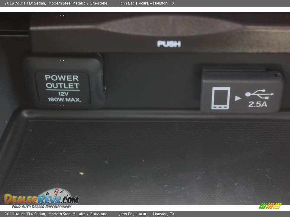 2019 Acura TLX Sedan Modern Steel Metallic / Graystone Photo #34