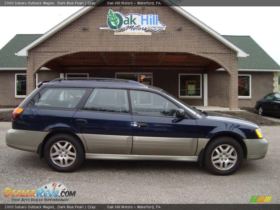 2000 Subaru Outback Wagon Dark Blue Pearl / Gray Photo #1