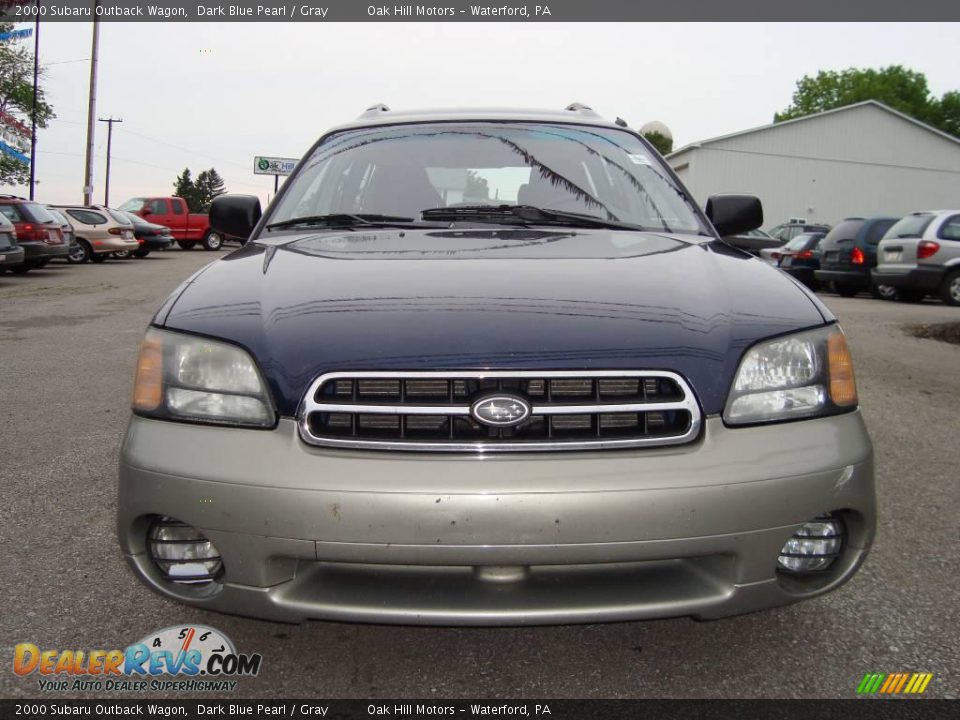 2000 Subaru Outback Wagon Dark Blue Pearl / Gray Photo #4