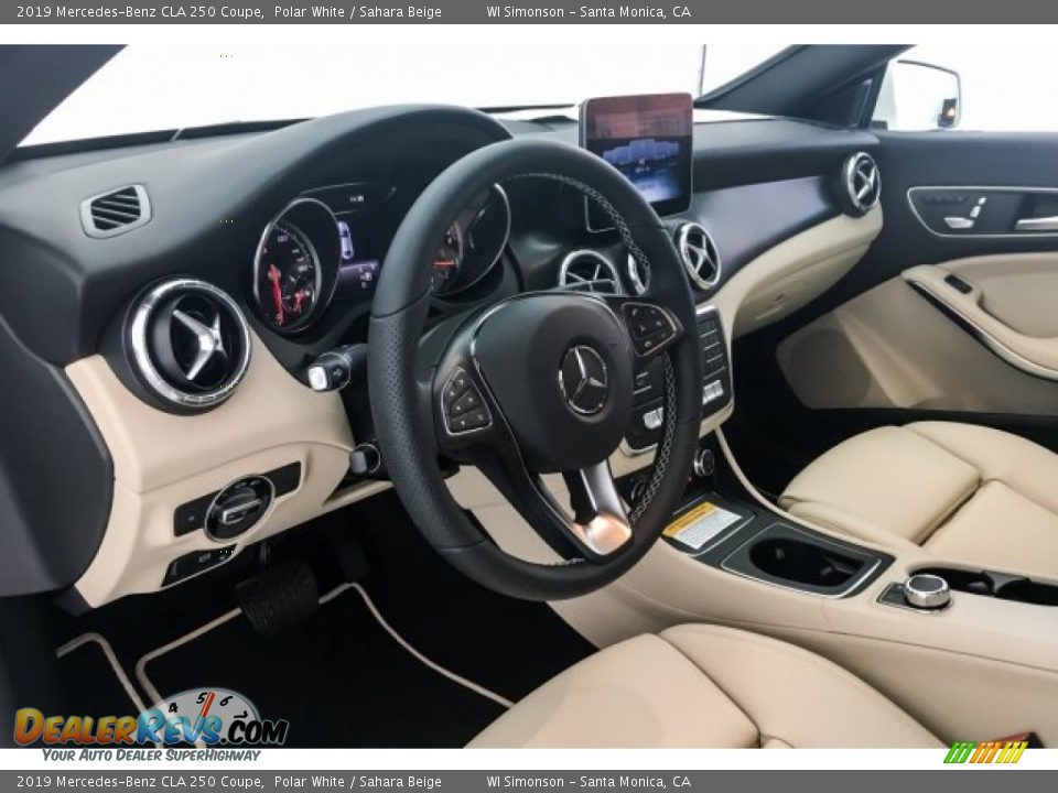 Sahara Beige Interior - 2019 Mercedes-Benz CLA 250 Coupe Photo #4