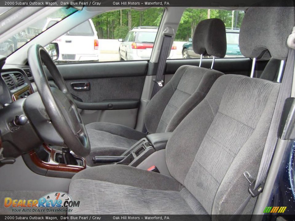 2000 Subaru Outback Wagon Dark Blue Pearl / Gray Photo #9