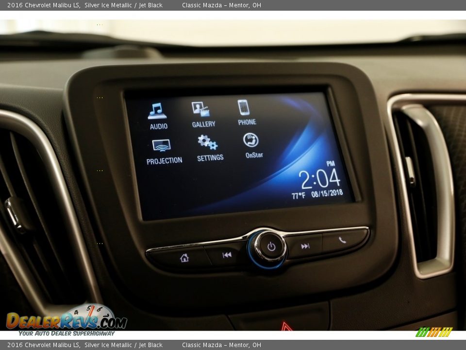 2016 Chevrolet Malibu LS Silver Ice Metallic / Jet Black Photo #8