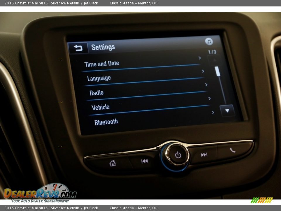 2016 Chevrolet Malibu LS Silver Ice Metallic / Jet Black Photo #10