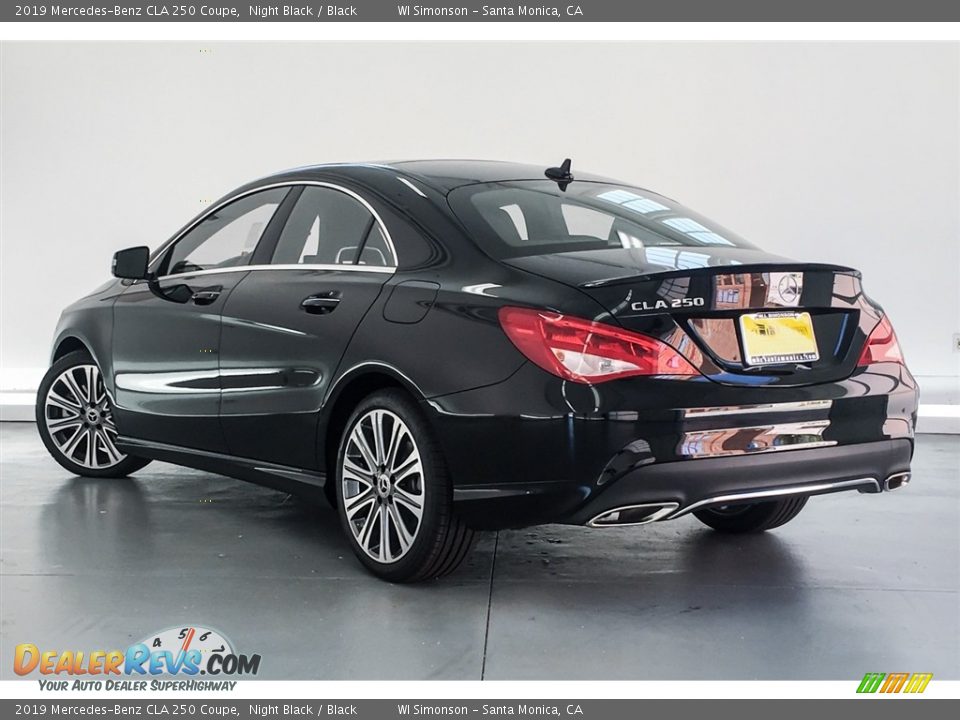 2019 Mercedes-Benz CLA 250 Coupe Night Black / Black Photo #2