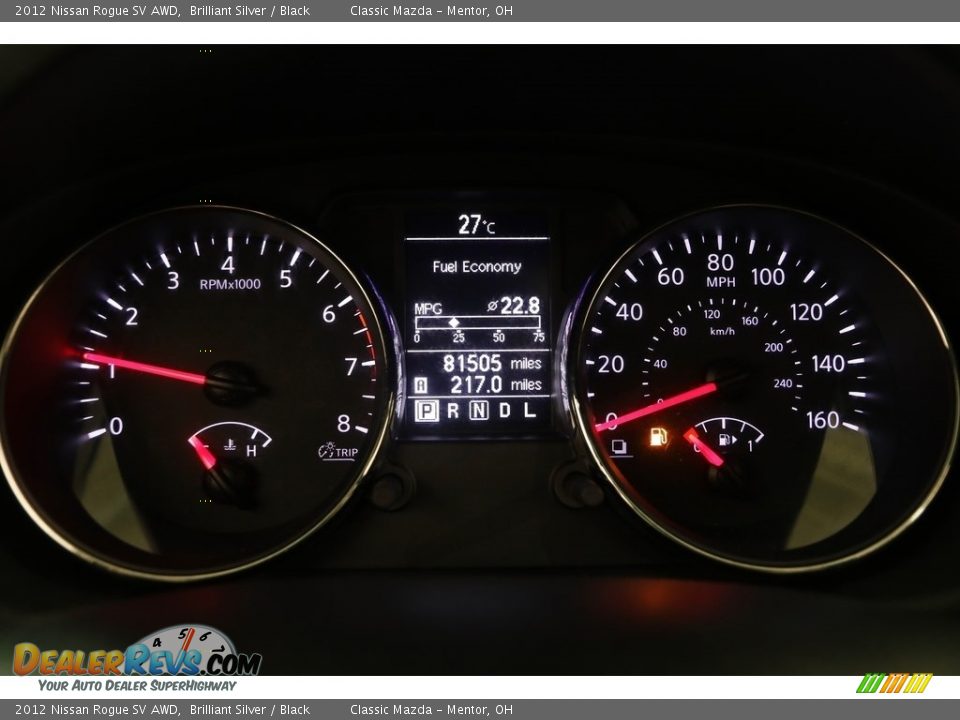 2012 Nissan Rogue SV AWD Brilliant Silver / Black Photo #8