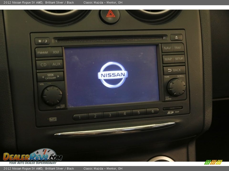2012 Nissan Rogue SV AWD Brilliant Silver / Black Photo #9