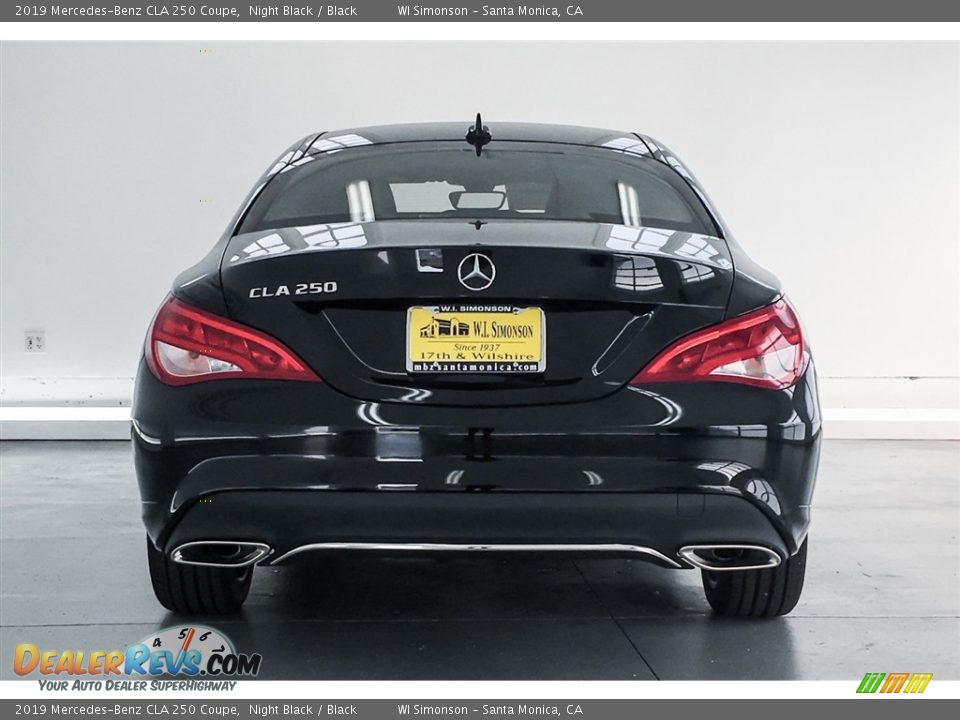 2019 Mercedes-Benz CLA 250 Coupe Night Black / Black Photo #3