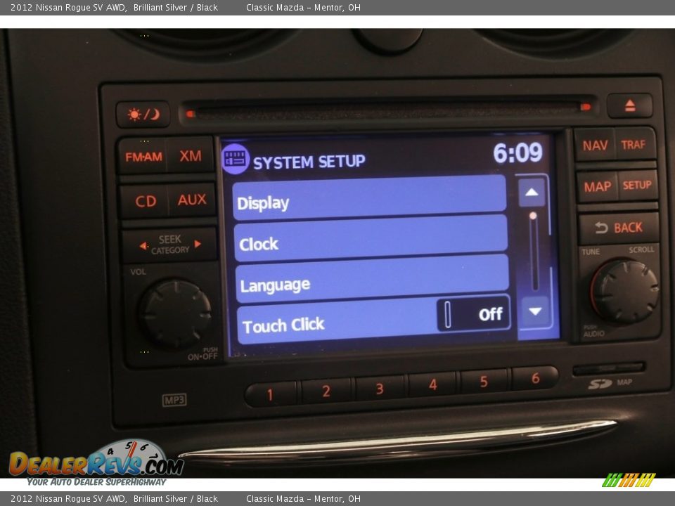 2012 Nissan Rogue SV AWD Brilliant Silver / Black Photo #13