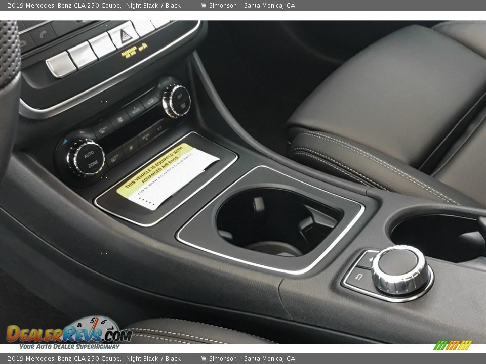 2019 Mercedes-Benz CLA 250 Coupe Night Black / Black Photo #7