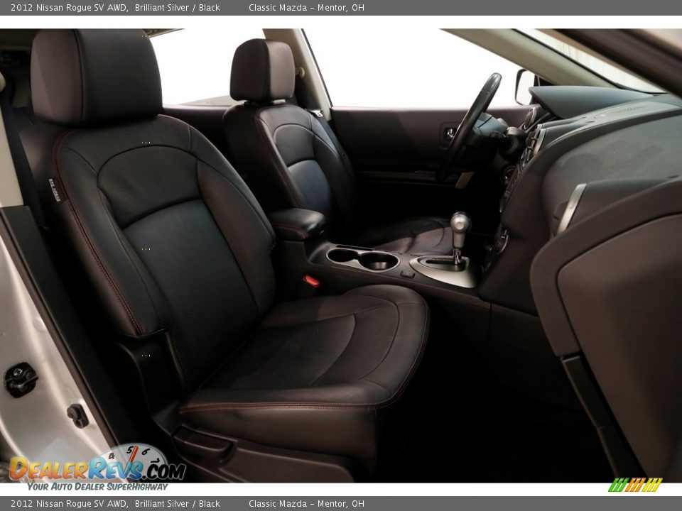 2012 Nissan Rogue SV AWD Brilliant Silver / Black Photo #19