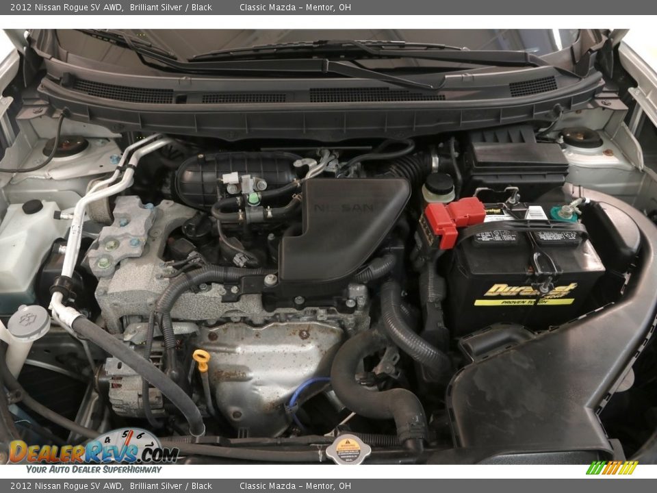 2012 Nissan Rogue SV AWD Brilliant Silver / Black Photo #23