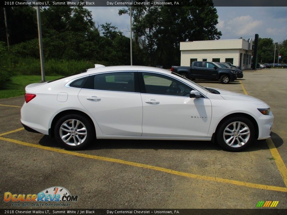 2018 Chevrolet Malibu LT Summit White / Jet Black Photo #2