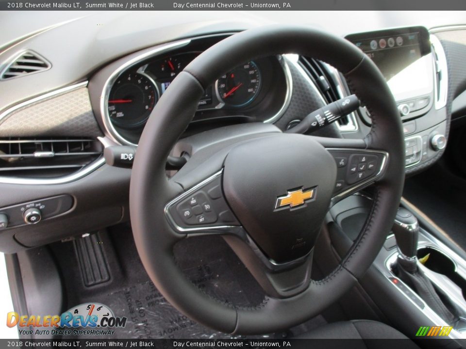 2018 Chevrolet Malibu LT Summit White / Jet Black Photo #8