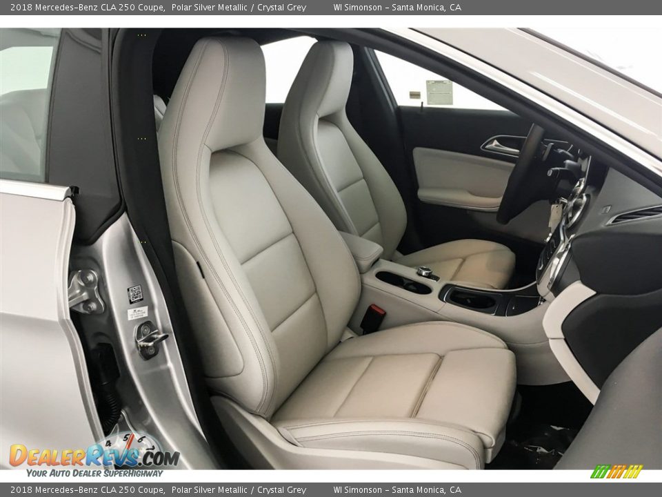 2018 Mercedes-Benz CLA 250 Coupe Polar Silver Metallic / Crystal Grey Photo #5