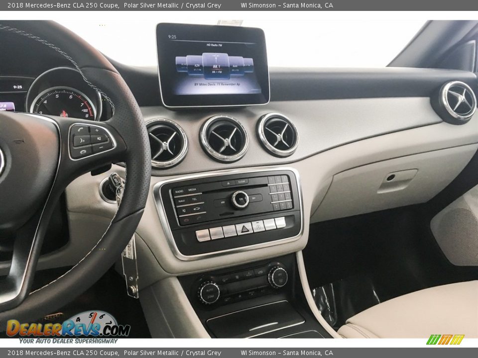 2018 Mercedes-Benz CLA 250 Coupe Polar Silver Metallic / Crystal Grey Photo #6