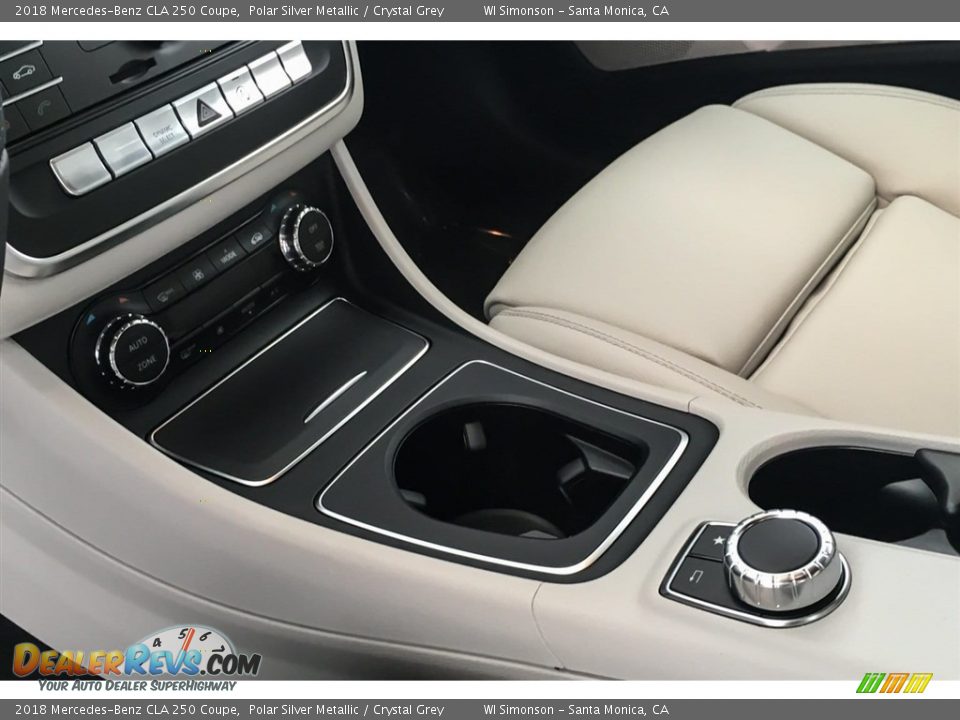 2018 Mercedes-Benz CLA 250 Coupe Polar Silver Metallic / Crystal Grey Photo #7