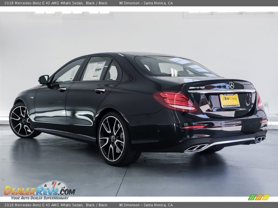 2018 Mercedes-Benz E 43 AMG 4Matic Sedan Black / Black Photo #2