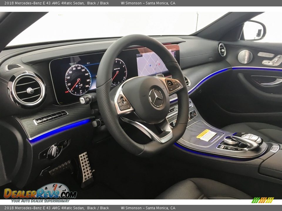 2018 Mercedes-Benz E 43 AMG 4Matic Sedan Black / Black Photo #4