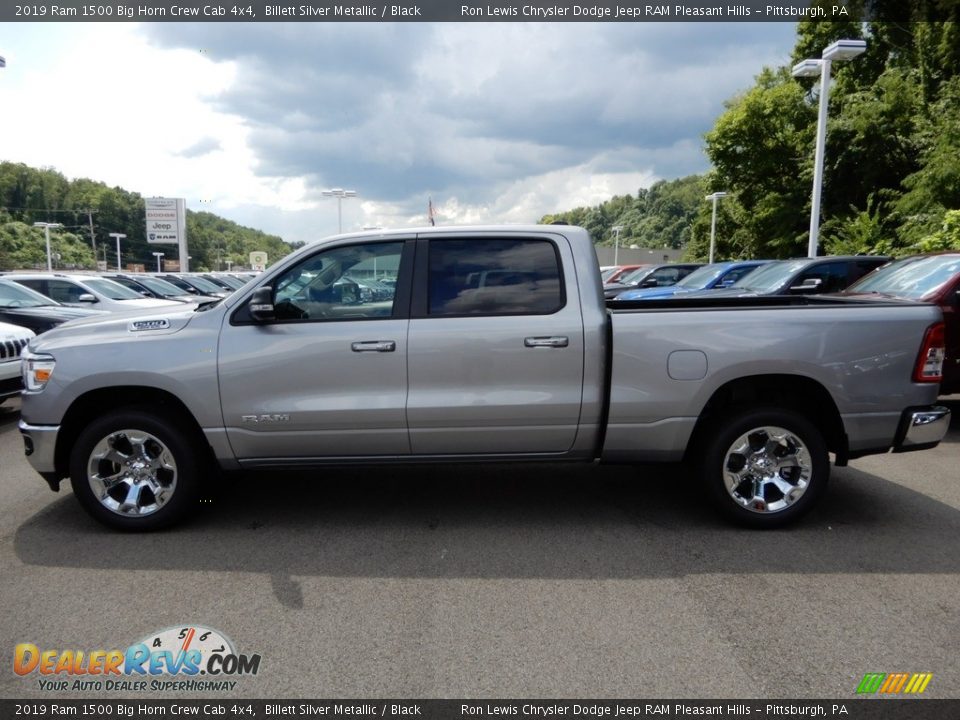 Billett Silver Metallic 2019 Ram 1500 Big Horn Crew Cab 4x4 Photo #2