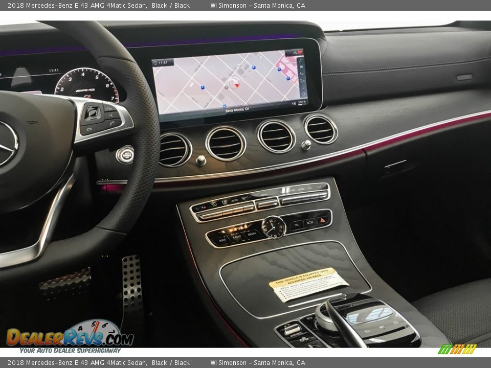 2018 Mercedes-Benz E 43 AMG 4Matic Sedan Black / Black Photo #6