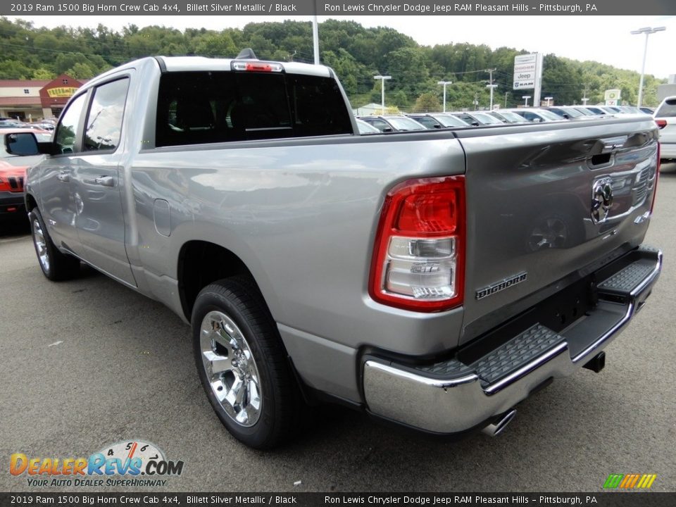 2019 Ram 1500 Big Horn Crew Cab 4x4 Billett Silver Metallic / Black Photo #3