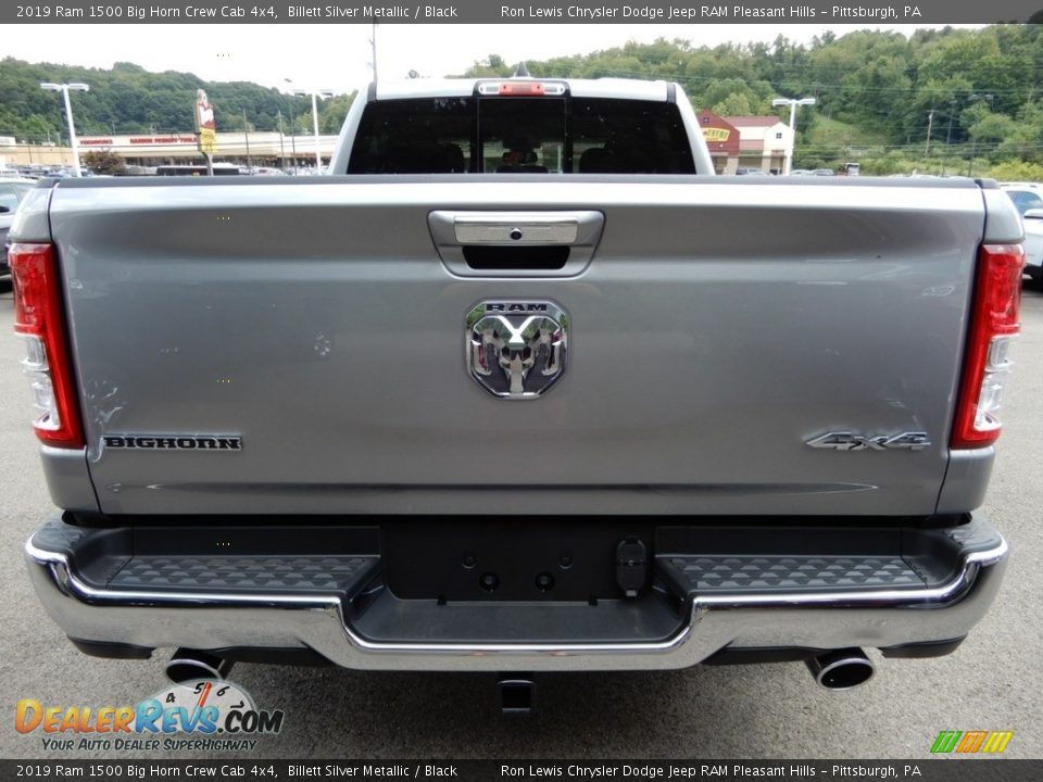 2019 Ram 1500 Big Horn Crew Cab 4x4 Billett Silver Metallic / Black Photo #4