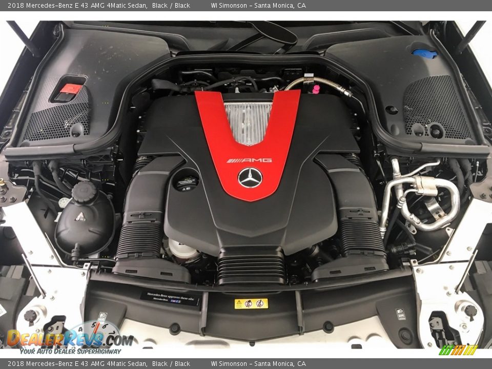2018 Mercedes-Benz E 43 AMG 4Matic Sedan 3.0 Liter Turbocharged DOHC 24-Valve VVT V6 Engine Photo #8