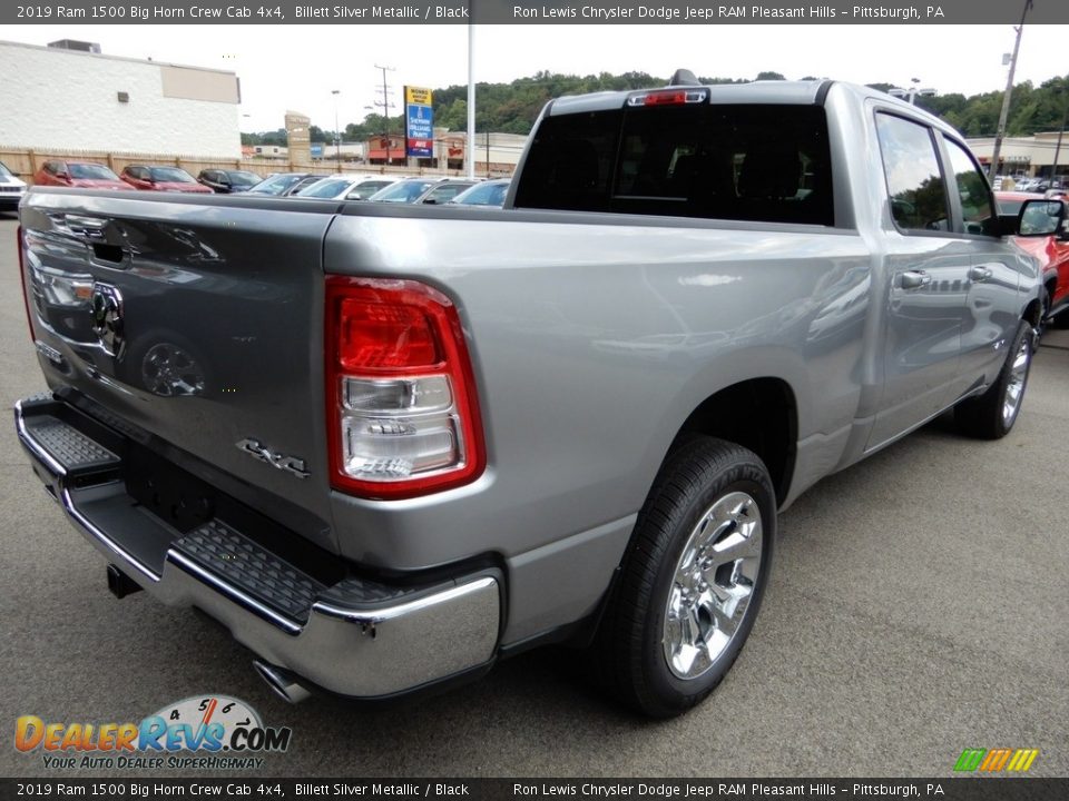 2019 Ram 1500 Big Horn Crew Cab 4x4 Billett Silver Metallic / Black Photo #6