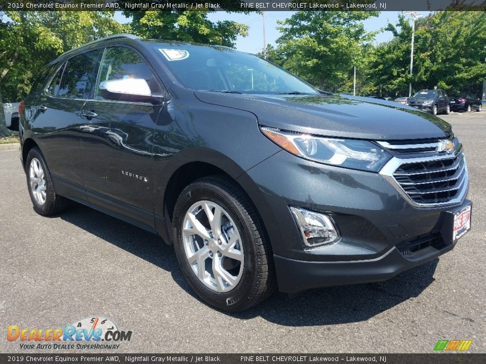 2019 Chevrolet Equinox Premier AWD Nightfall Gray Metallic / Jet Black Photo #1