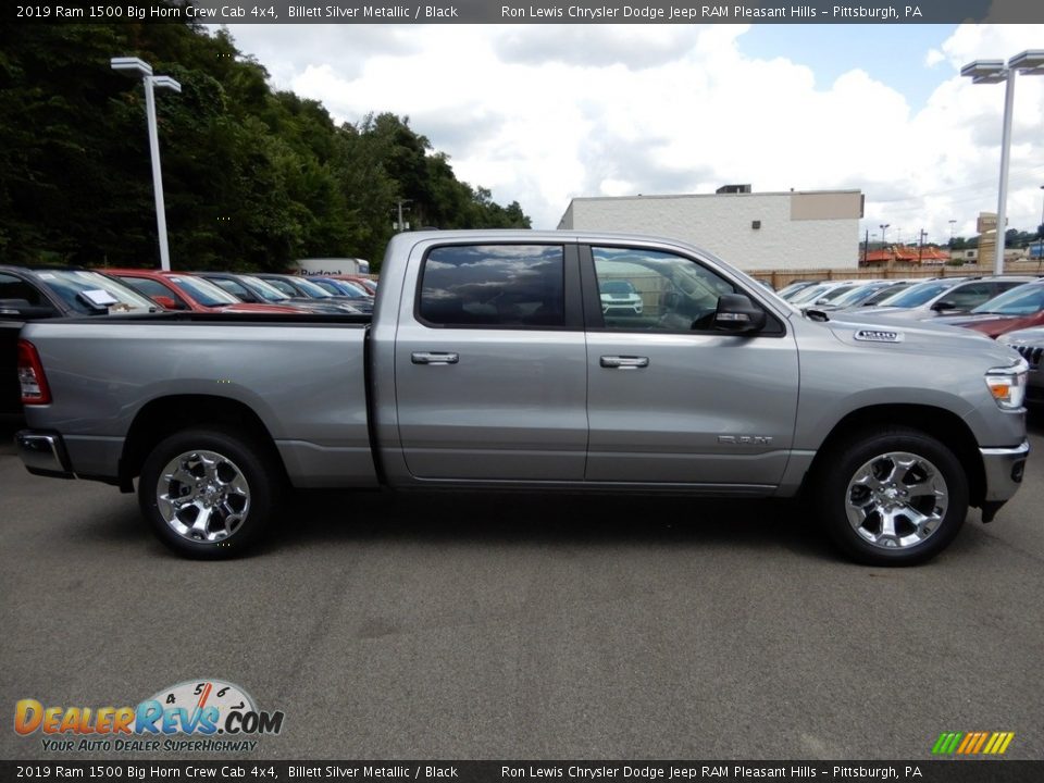 2019 Ram 1500 Big Horn Crew Cab 4x4 Billett Silver Metallic / Black Photo #7