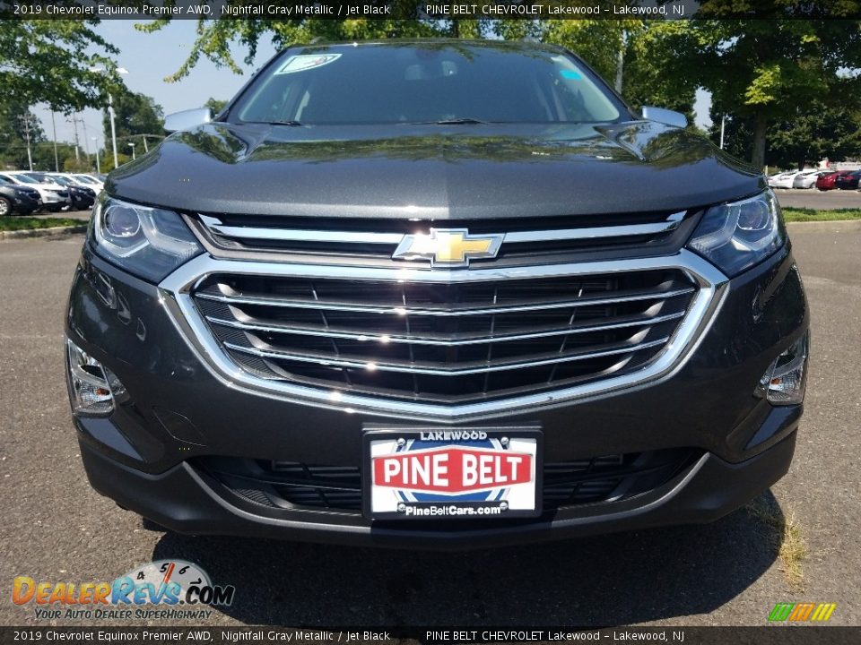 2019 Chevrolet Equinox Premier AWD Nightfall Gray Metallic / Jet Black Photo #2