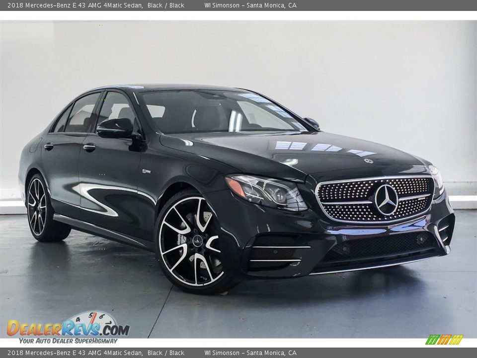 Front 3/4 View of 2018 Mercedes-Benz E 43 AMG 4Matic Sedan Photo #12
