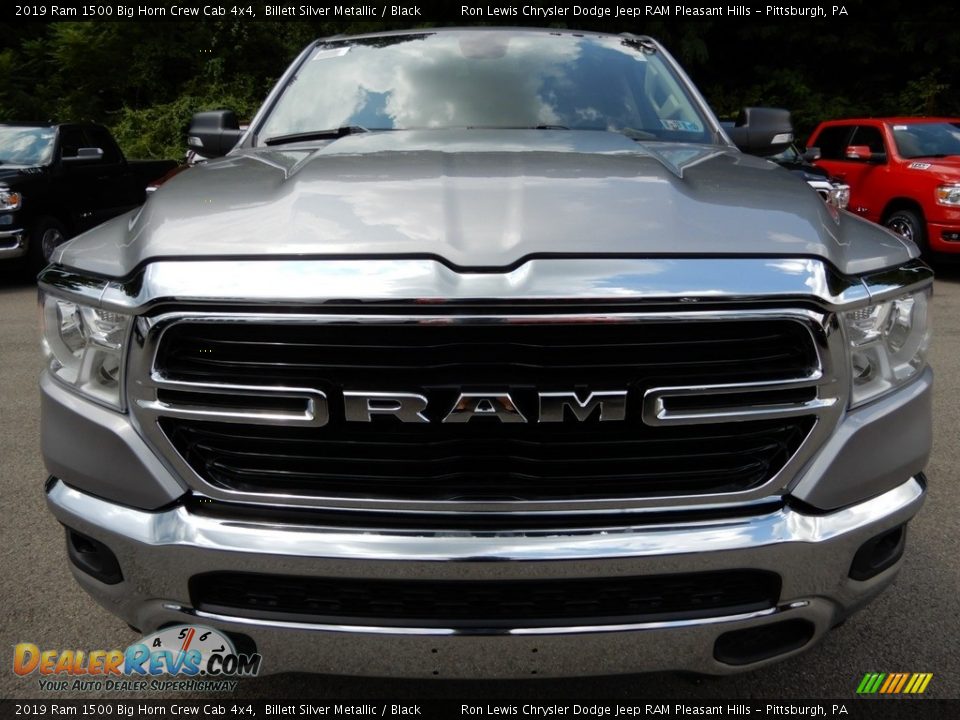 2019 Ram 1500 Big Horn Crew Cab 4x4 Billett Silver Metallic / Black Photo #9