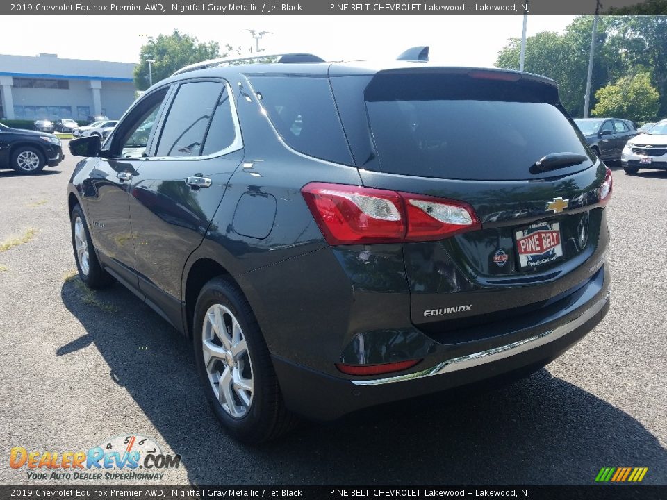 2019 Chevrolet Equinox Premier AWD Nightfall Gray Metallic / Jet Black Photo #4