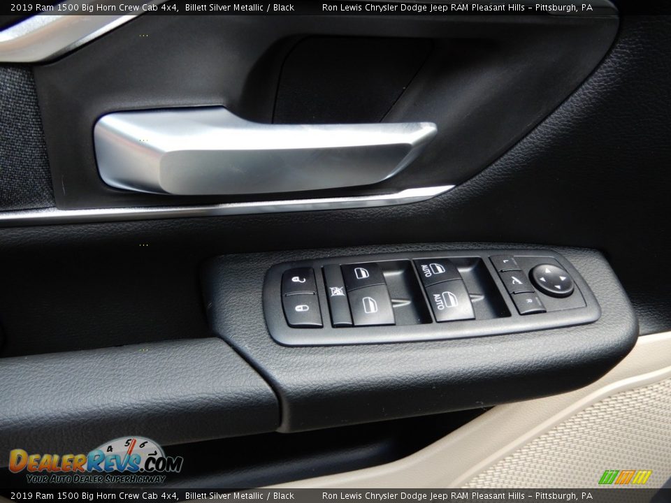 2019 Ram 1500 Big Horn Crew Cab 4x4 Billett Silver Metallic / Black Photo #15