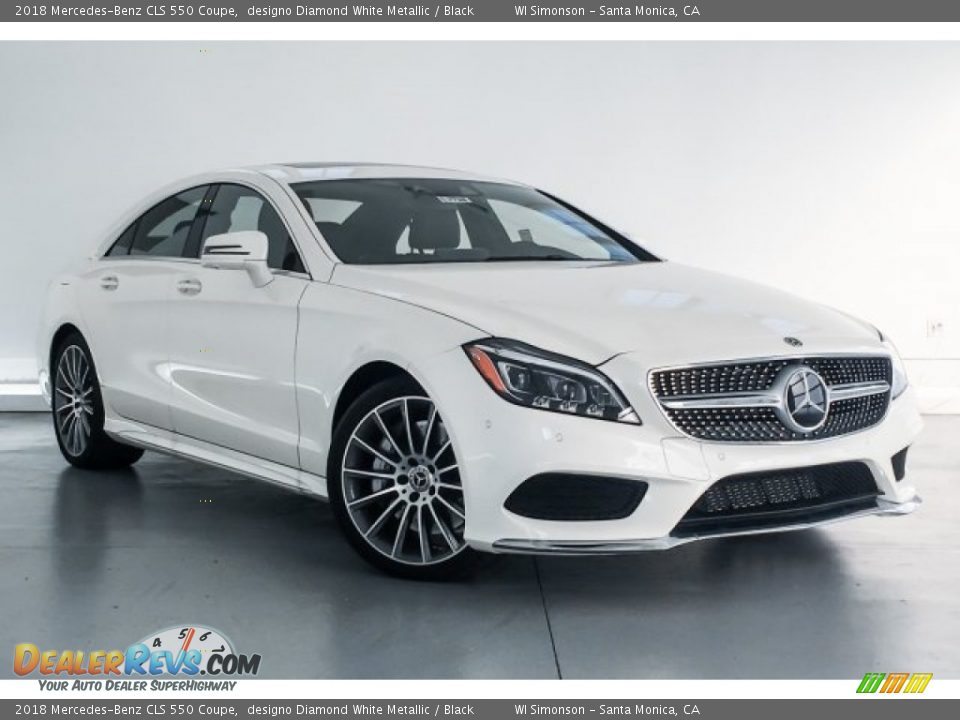 Front 3/4 View of 2018 Mercedes-Benz CLS 550 Coupe Photo #12