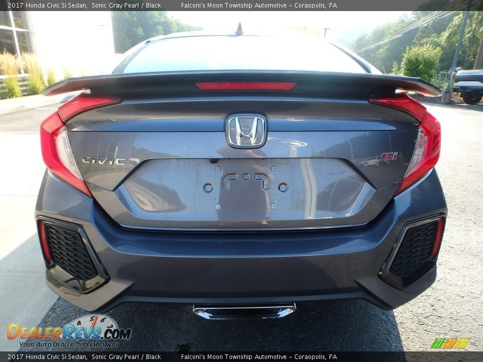 2017 Honda Civic Si Sedan Sonic Gray Pearl / Black Photo #3