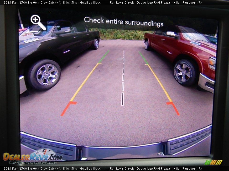 2019 Ram 1500 Big Horn Crew Cab 4x4 Billett Silver Metallic / Black Photo #19