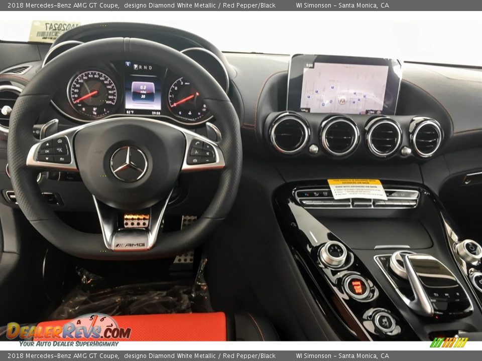 Dashboard of 2018 Mercedes-Benz AMG GT Coupe Photo #4