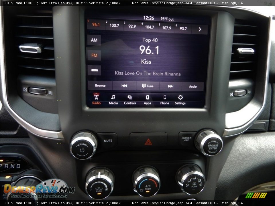 2019 Ram 1500 Big Horn Crew Cab 4x4 Billett Silver Metallic / Black Photo #20