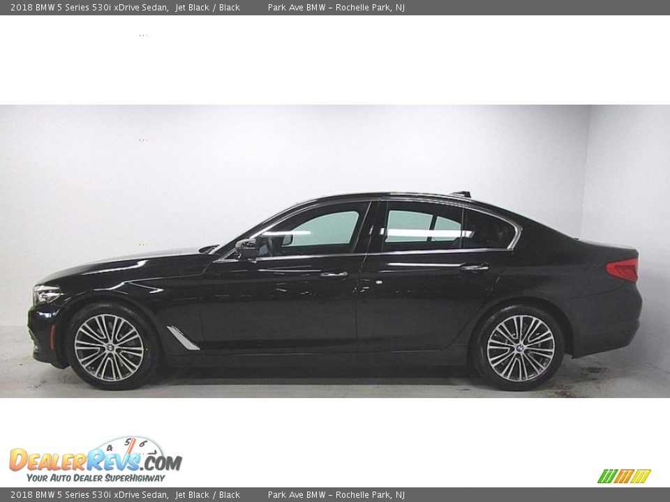 2018 BMW 5 Series 530i xDrive Sedan Jet Black / Black Photo #2