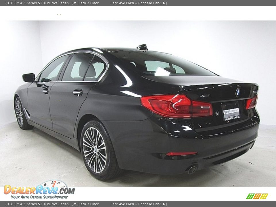 2018 BMW 5 Series 530i xDrive Sedan Jet Black / Black Photo #3