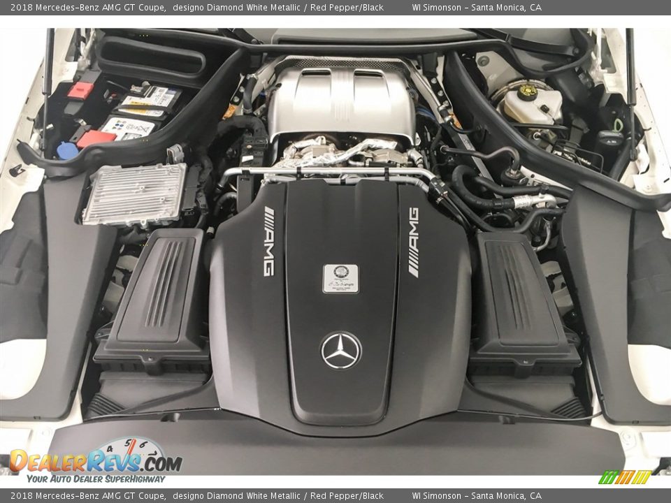 2018 Mercedes-Benz AMG GT Coupe 4.0 Liter AMG Twin-Turbocharged DOHC 32-Valve VVT V8 Engine Photo #9